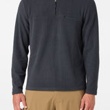TRVLR Hooded Quarter Zip Long Sleeve Pullover