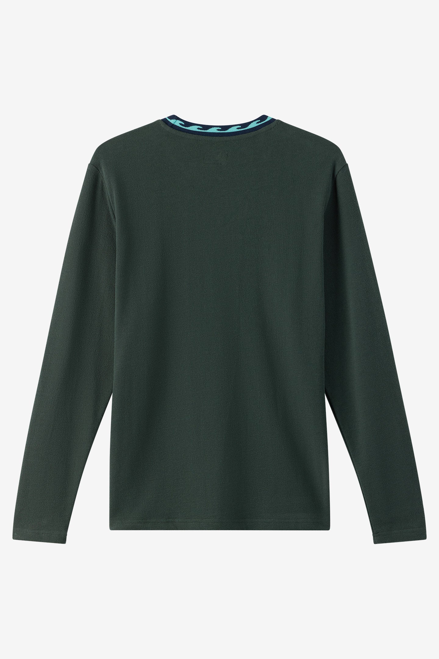 Wave Cult Bennett Ls Knit Long Sleeve Pullover - Hunter Green | O