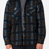 Glacier Plaid High Pile Long Sleeve Shirt