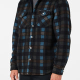 Glacier Plaid High Pile Long Sleeve Shirt