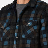 Glacier Plaid High Pile Long Sleeve Shirt
