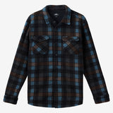 Glacier Plaid High Pile Long Sleeve Shirt