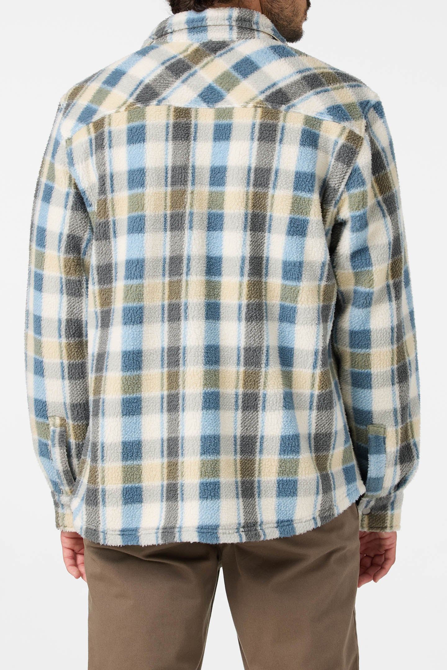 Glacier Plaid Hi Pile Long Sleeve Shirt - O'Neill