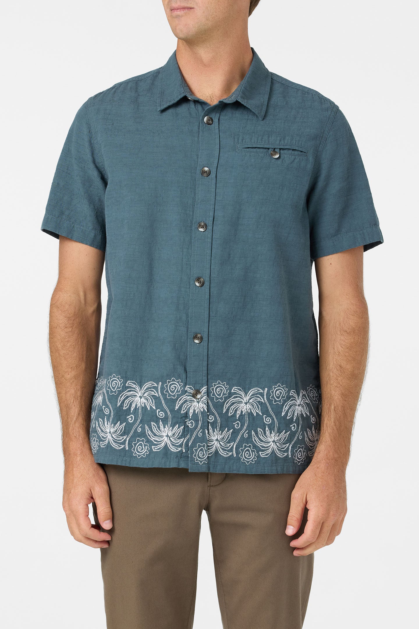 Palm Banded Woven Shirt - Dark Slate | O'Neill