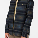 Hooded Lined Flannel Long Sleeve Shirt