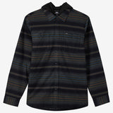 Hooded Lined Flannel Long Sleeve Shirt