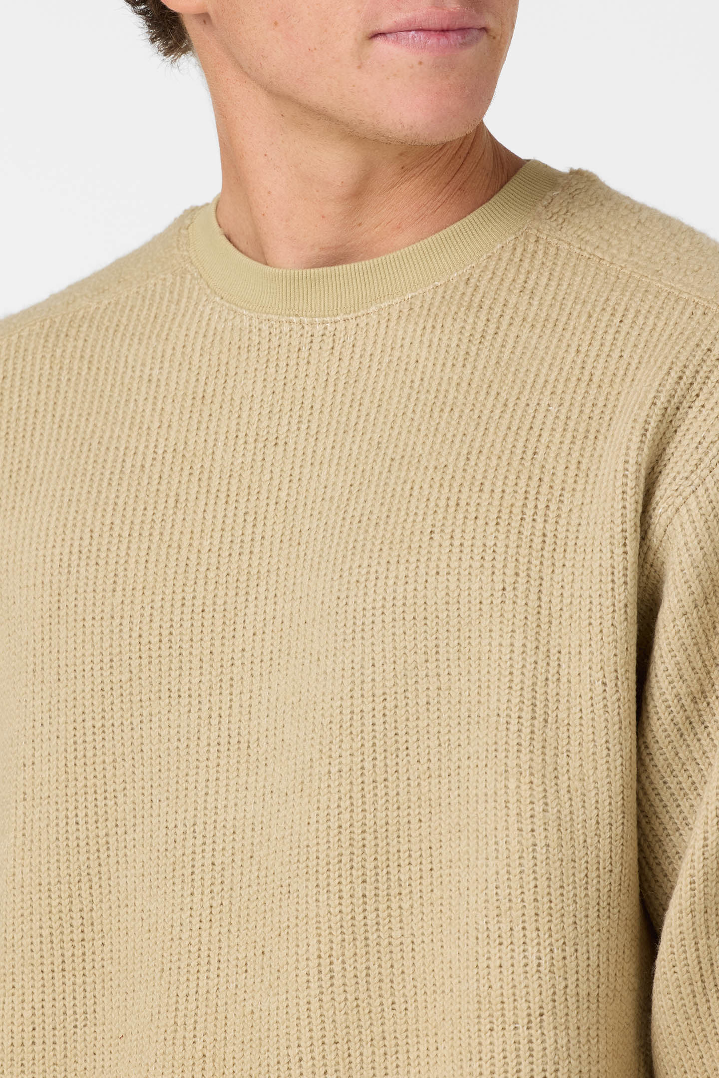 Fuzzy Box Crew Crew Neck Fleece - Twill | O'Neill