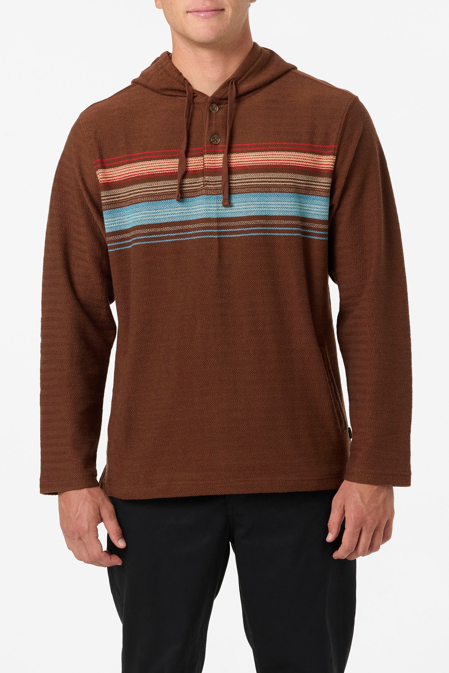 Bavaro Block Striped Poncho Pullover Fleece - O'Neill