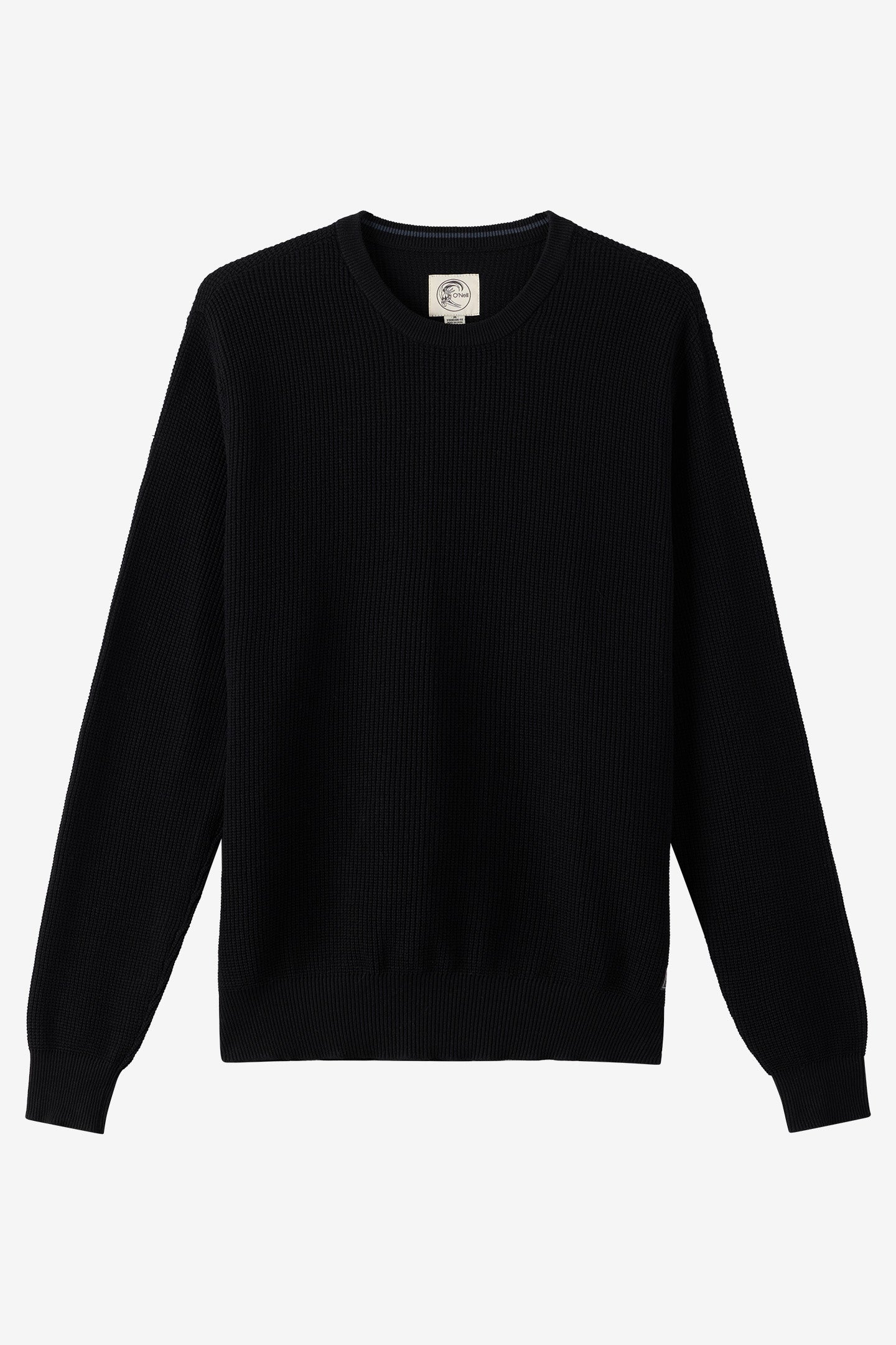 O'Riginals Roscoe Waffle Sweater Long Sleeve Sweater - Black | O'Neill