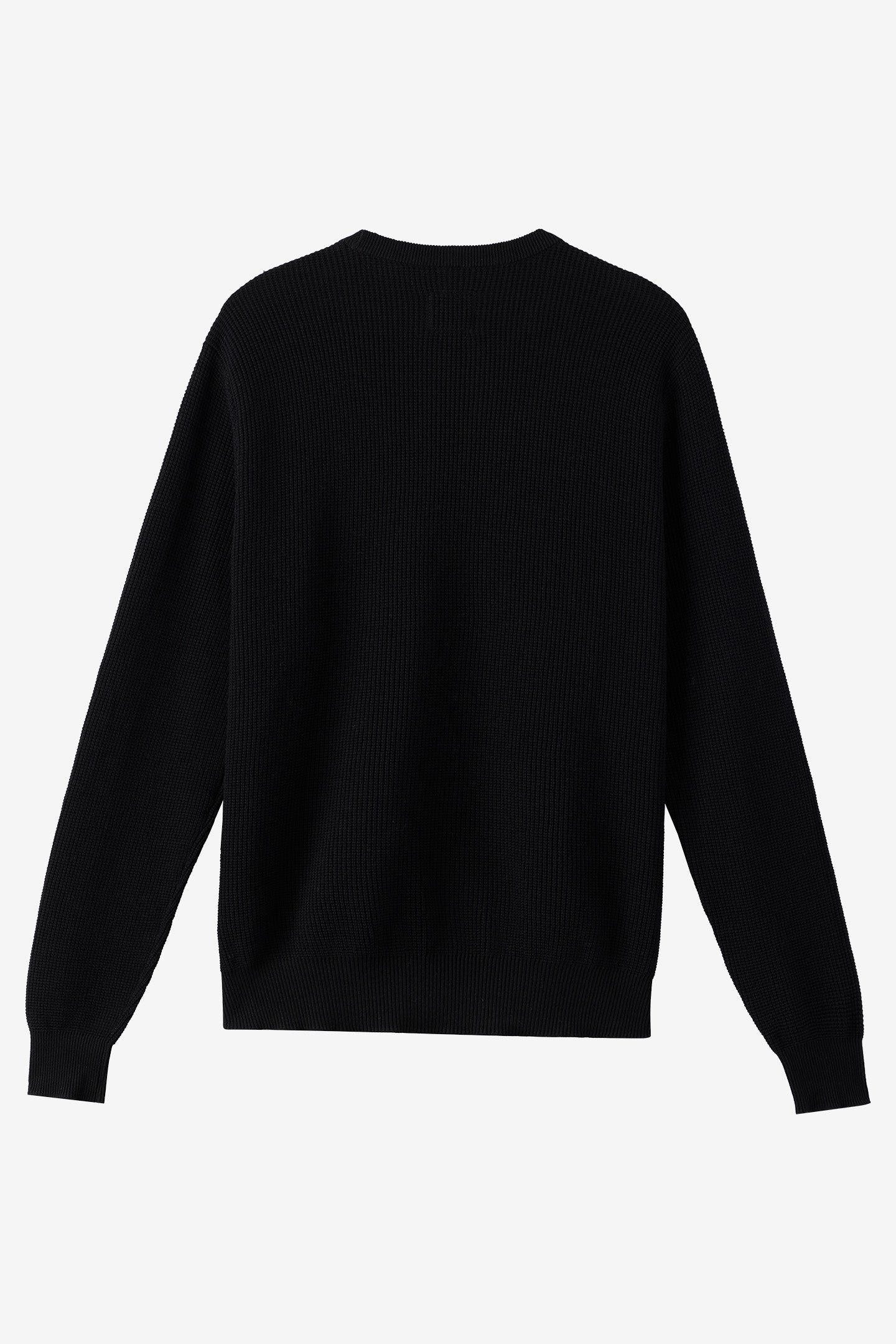 O'Riginals Roscoe Waffle Sweater Long Sleeve Sweater - Black | O'Neill