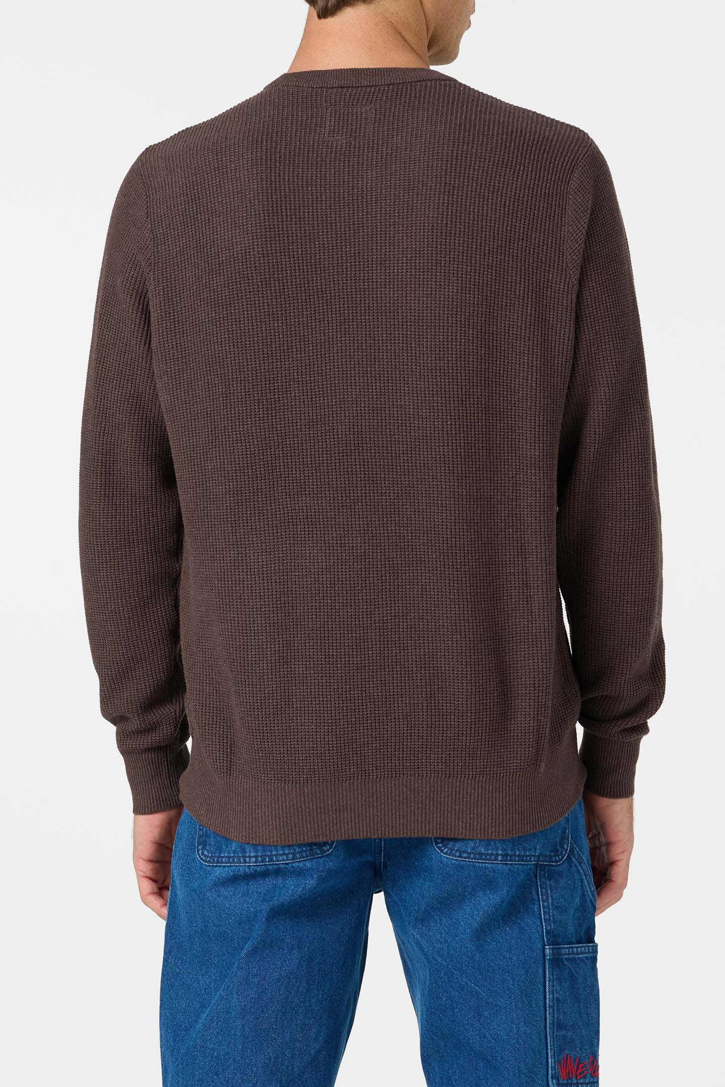 O'Riginals Roscoe Waffle Sweater Long Sleeve Sweater - Heather