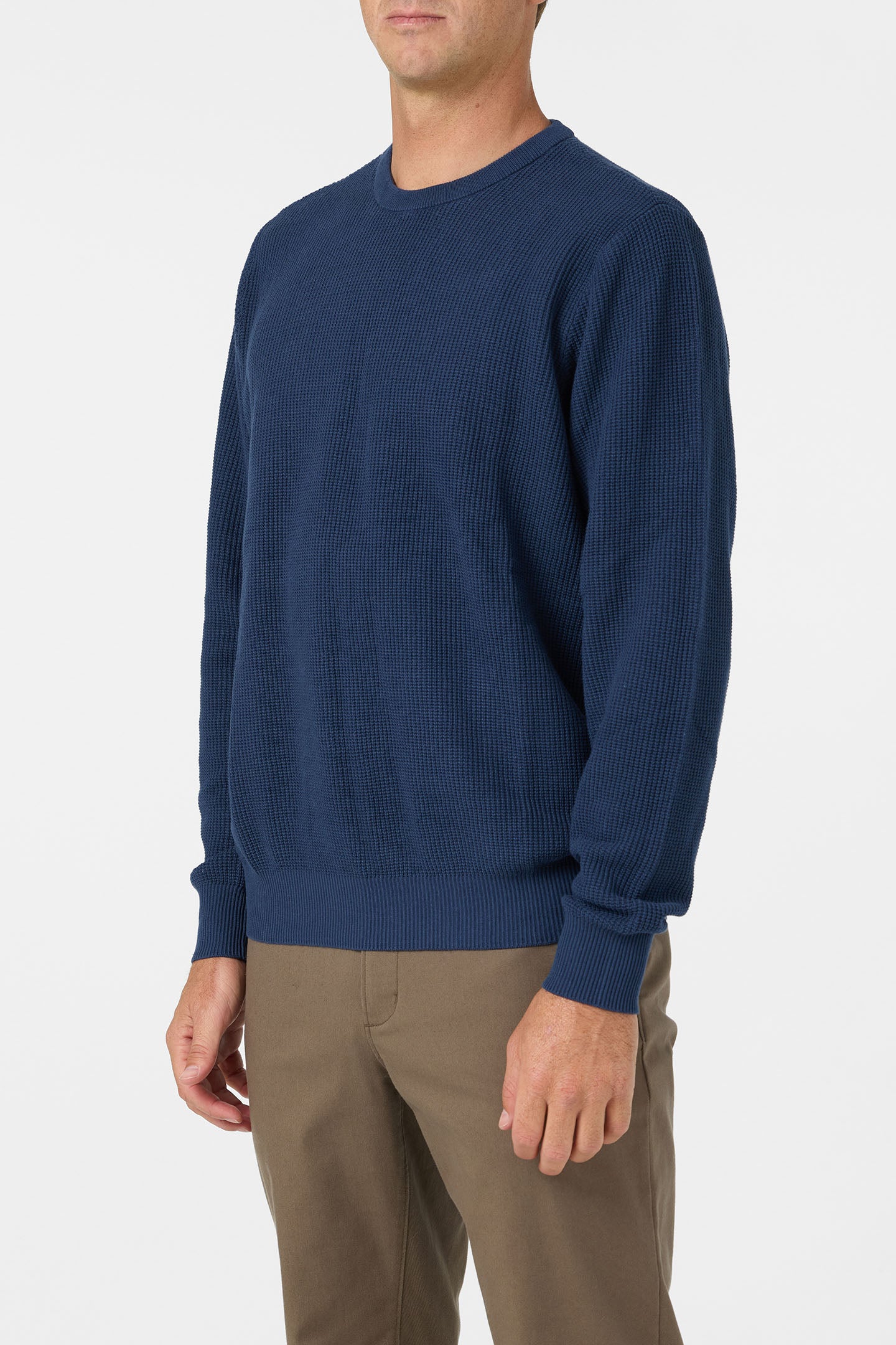 O'Riginals Roscoe Waffle Sweater Long Sleeve Sweater - Navy | O'Neill