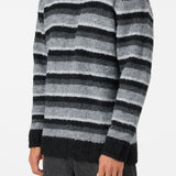 Striped Crew Long Sleeve Sweater
