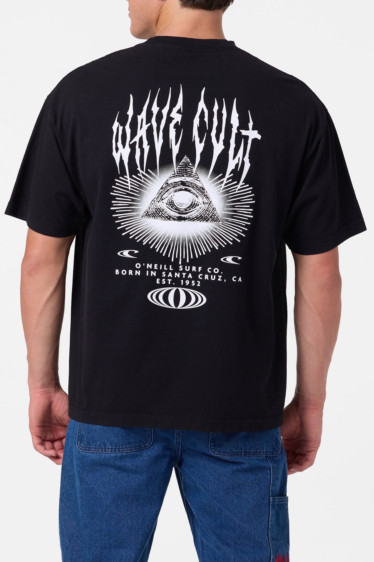   ジョングク　ロゴバッジ　Teeピートブラック S即日 All Seeing Boxy Tee - Black | O'Neill
