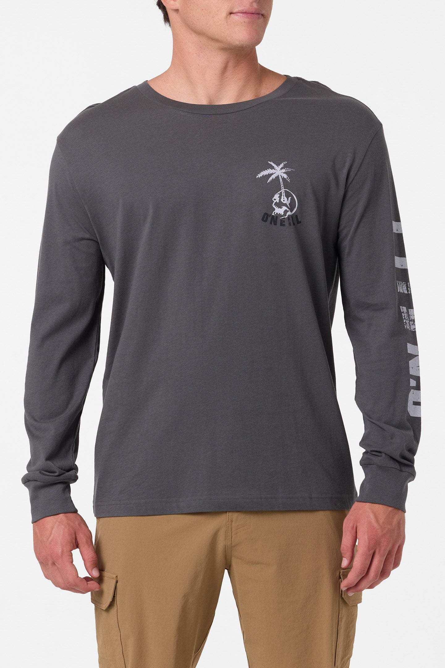 One Color Surf Logo LS Tee数原龍友着用NPNG Cutback Ls Tee Long Sleeve Tee - Dark Shadow | O'Neill