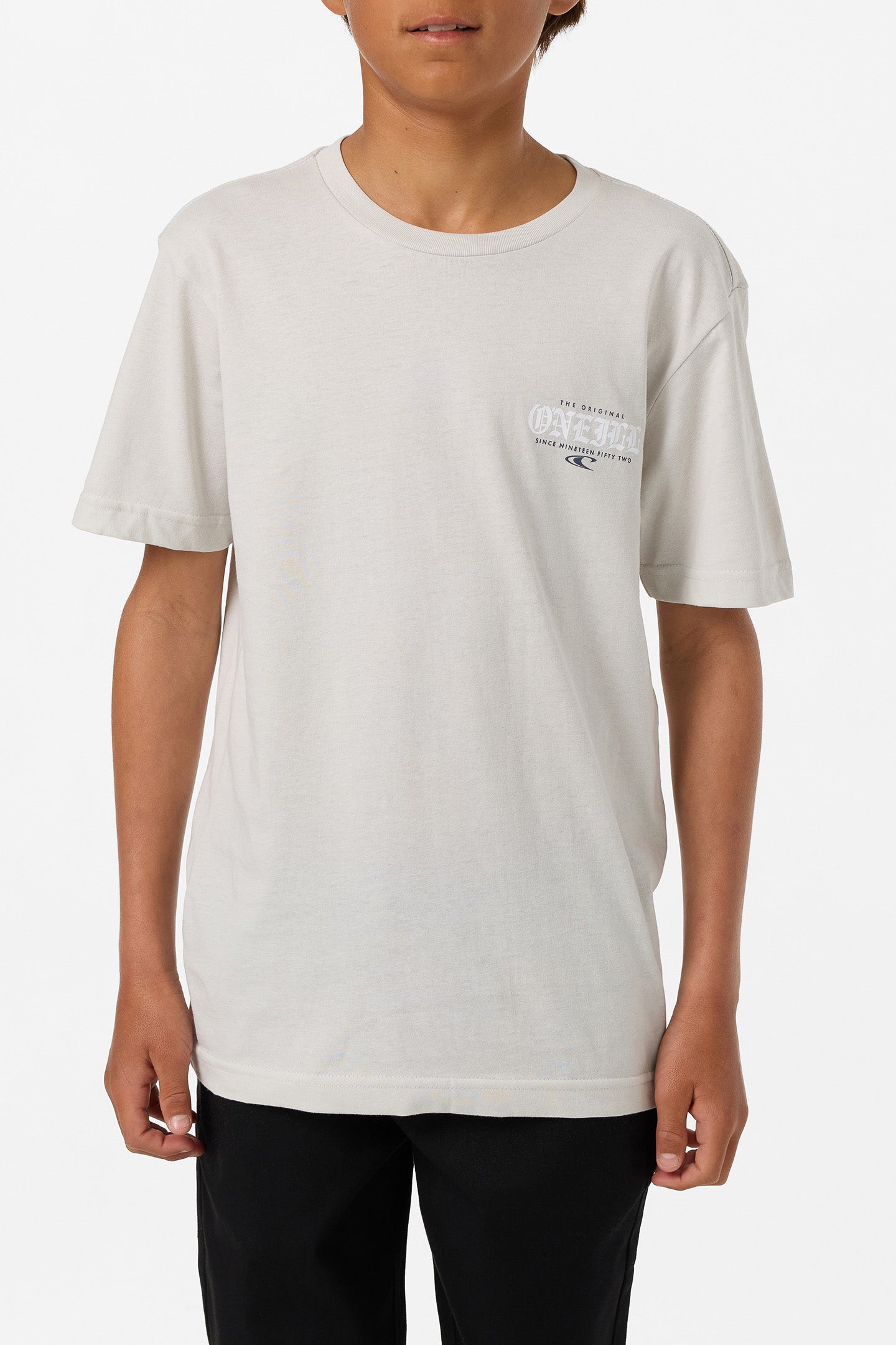 NULLUS 25aw BASIC BOY T-SHIRT サイズ1 Boy's Isolate Classic Tee - Fog | O'Neill