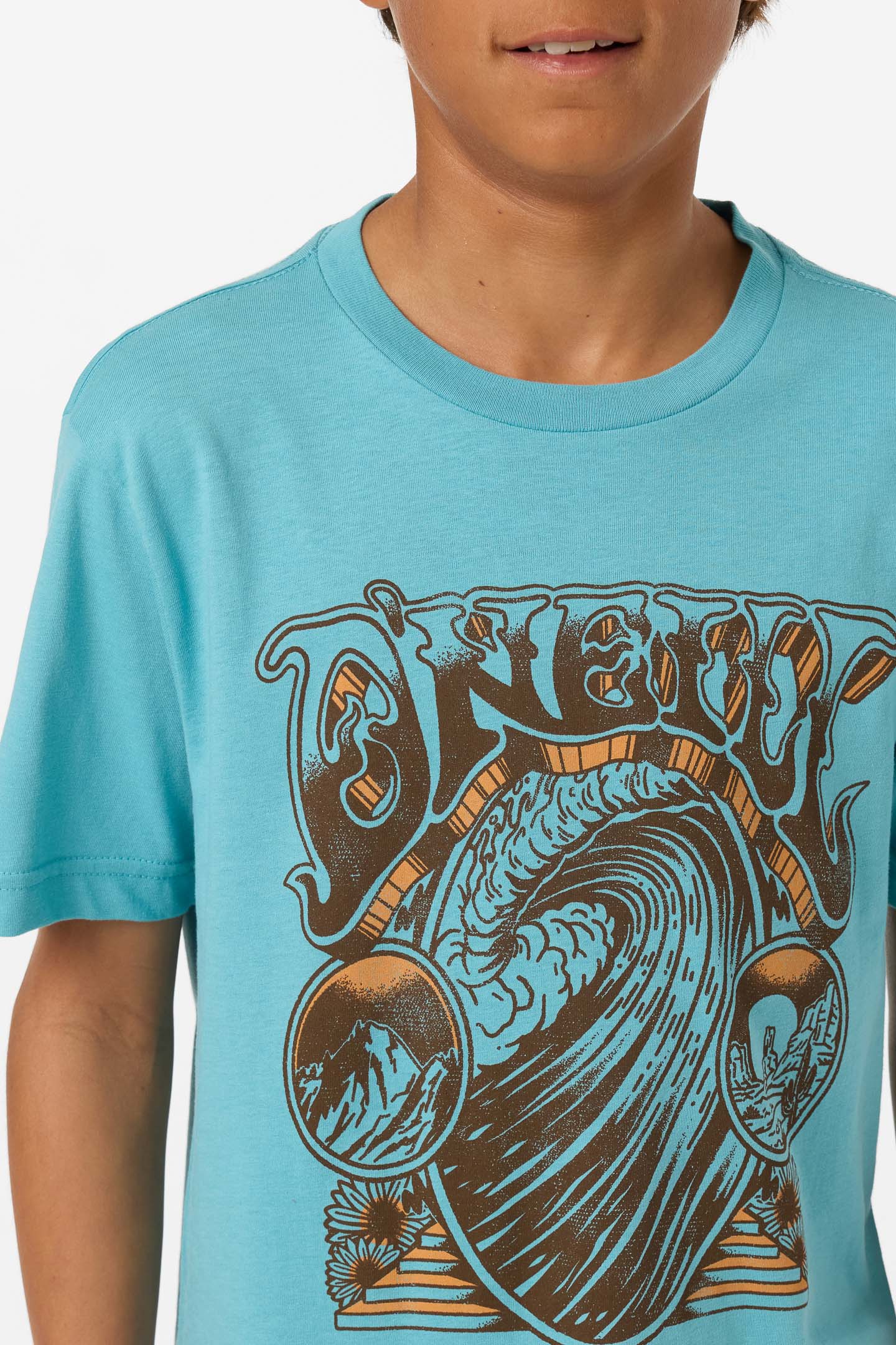 Boy's Psych'd Classic Tee - Aqua | O'Neill
