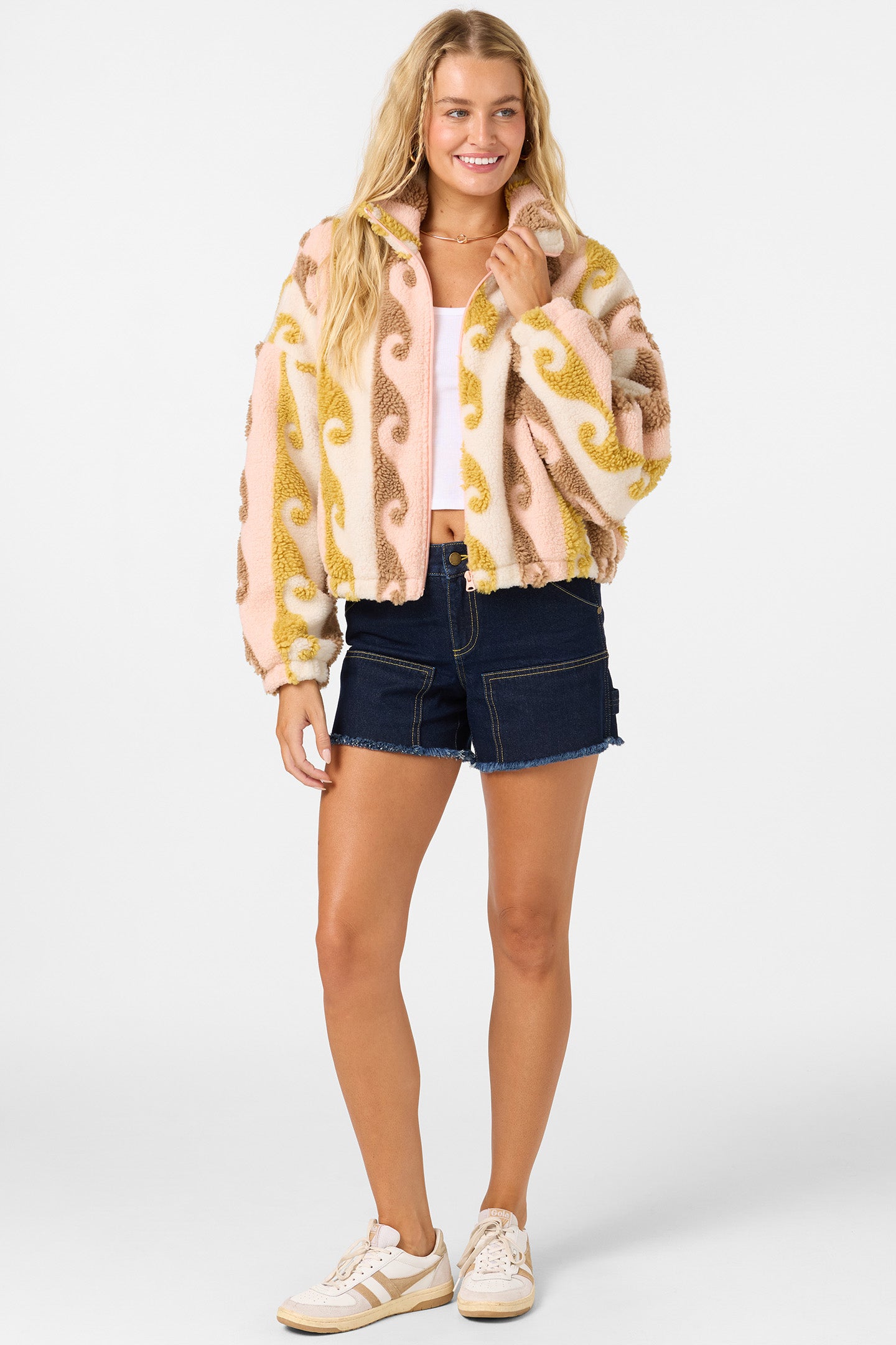 CORDIN HIGH PILE JACKET PEACH LIGHT – O'Neill