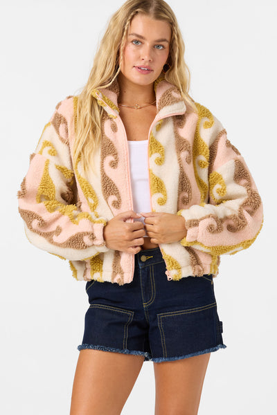 CORDIN HIGH PILE JACKET PEACH LIGHT – O'Neill