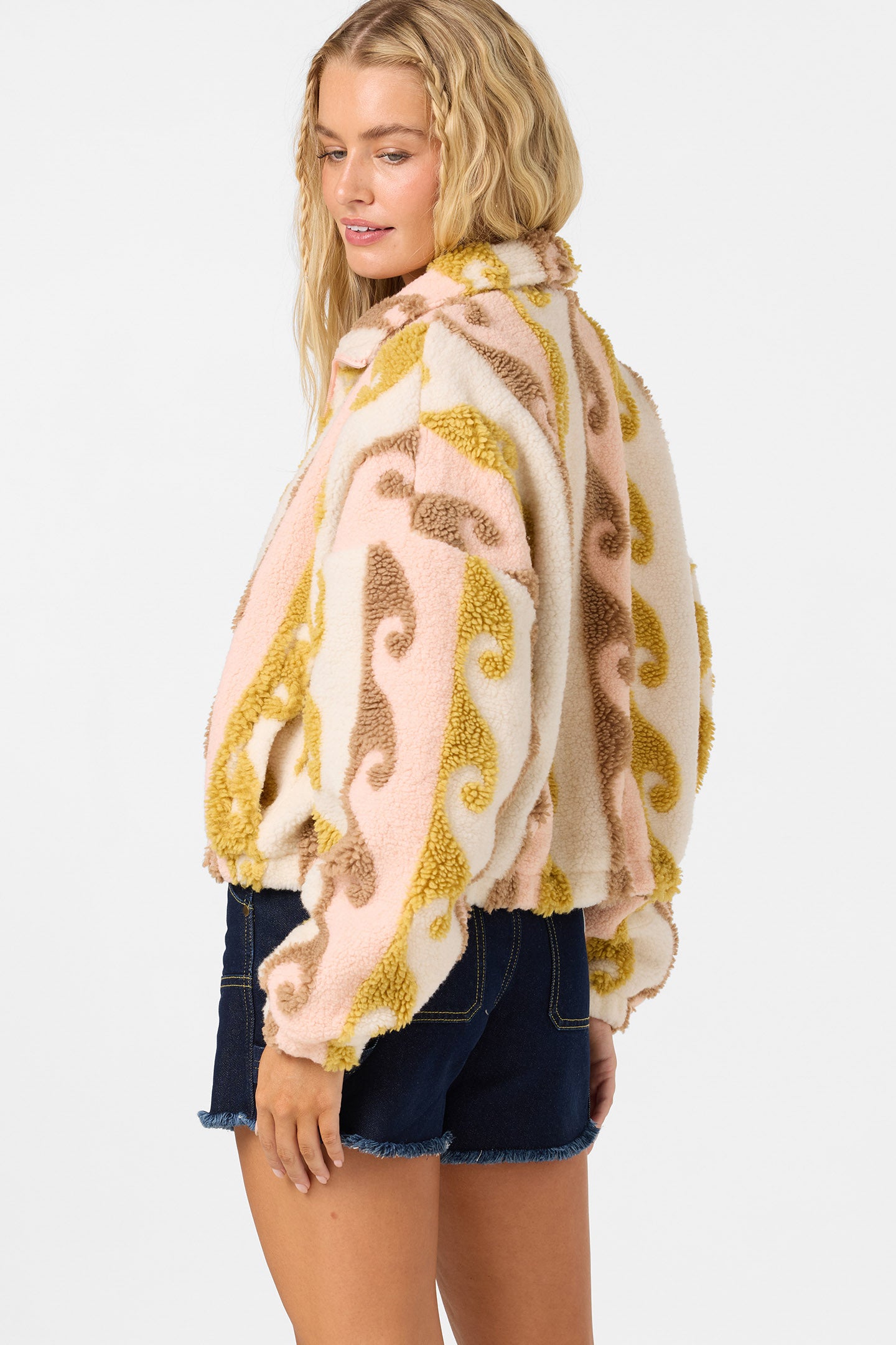 Cordin High Pile Jacket - Peach Light | O'Neill