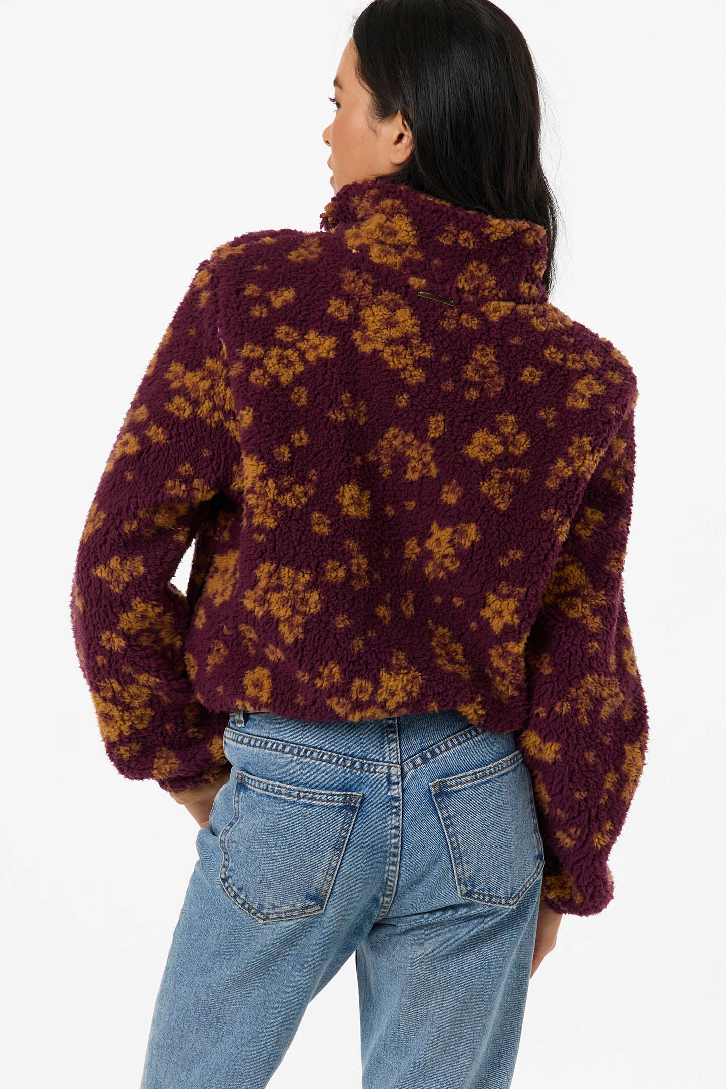 Kacey High Pile 1/2 Zip Jacket - Fig | O'Neill