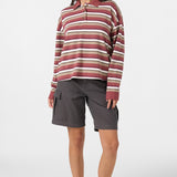 O'Riginals Kyra Long Sleeve Crop Polo Top
