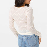 Marliz Lace Long Sleeve Top