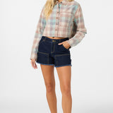 O'Riginals Pippa Cord Long Sleeve Crop Top