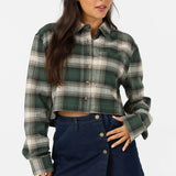 Pippa Sleeve Crop Flannel