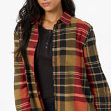 Logan Flannel Shirt Long Sleeve Top