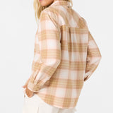 Logan Flannel Long Sleeve Top