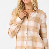 Logan Flannel Long Sleeve Top