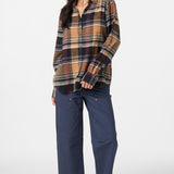 Logan Flannel Long Sleeve Top