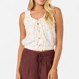 Louise Swirl Stitch Tank