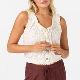 Louise Swirl Stitch Tank