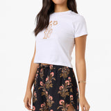 Millie Block Print Floral Beach Shorts