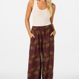 Rosalie Palm Stripe Pants