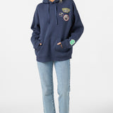 Patches Oversized Hoodie