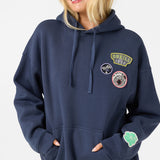 Patches Oversized Hoodie