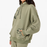 Hibiscus Oversized Hoodie