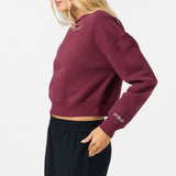 Evelyn Cropped Crew Neck Fleece