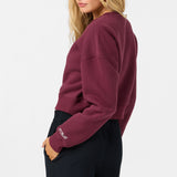 Evelyn Cropped Crew Neck Fleece