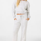 Evelyn Cropped Crew Neck Fleece