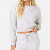 Evelyn Cropped Crew Neck Fleece