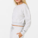 Evelyn Cropped Crew Neck Fleece