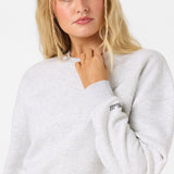 Evelyn Cropped Crew Neck Fleece