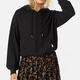 Mae Bubble Zip Fleece Hoodie