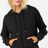 Mae Bubble Zip Fleece Hoodie