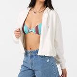 Mae Bubble Zip Fleece Hoodie