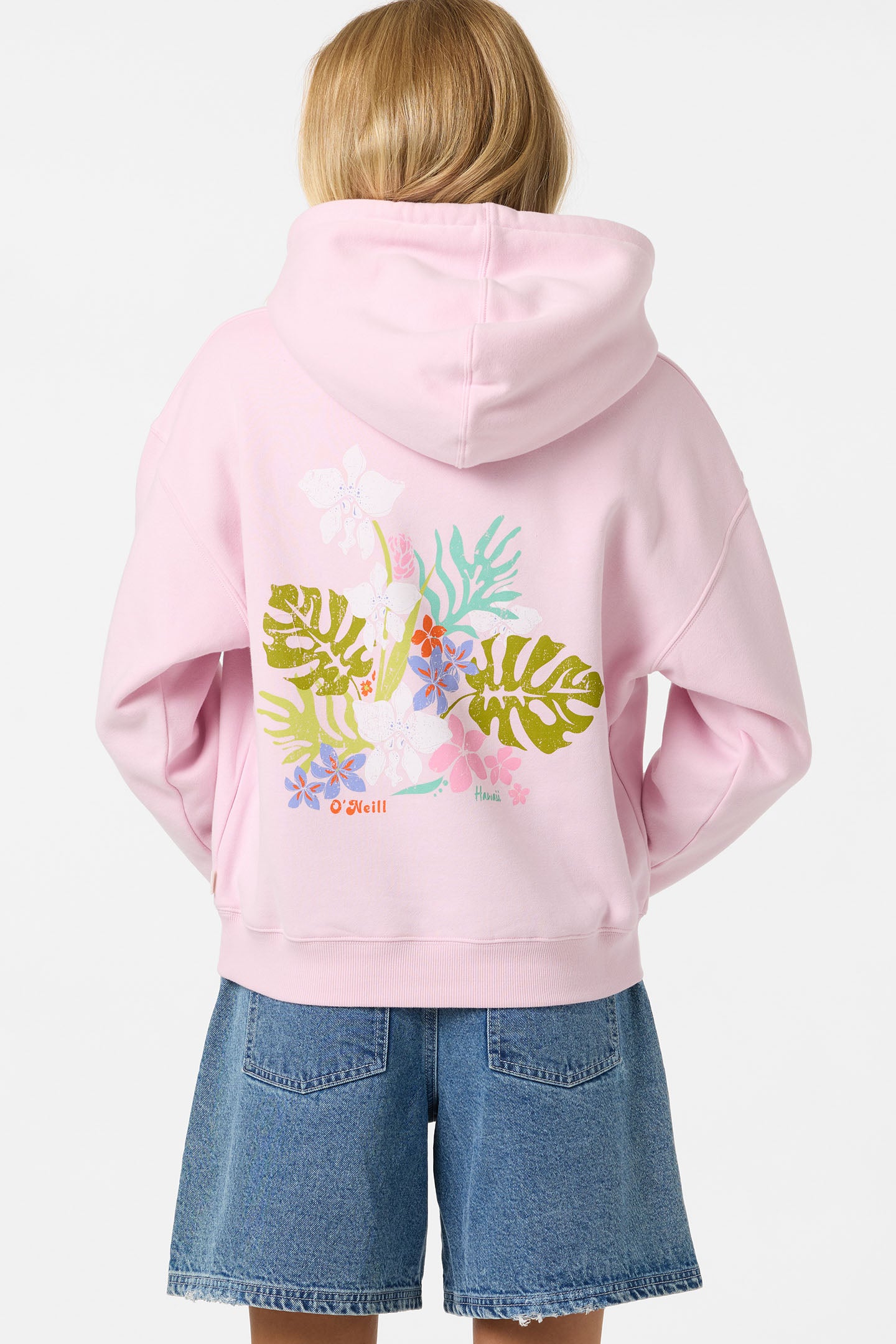 Botany Fleece Relaxed Hoodie Pullover Fleece - Pink | O'Neill